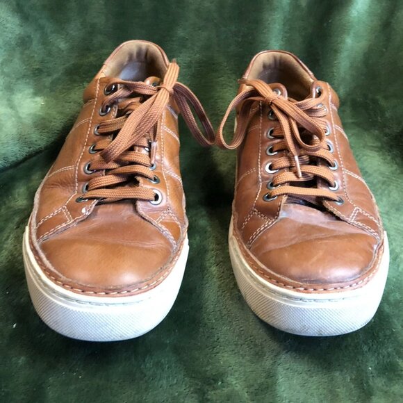 Allen Edmonds Men's Porter City Derby Lace-up Sneaker Size 8D Brown Leather - Picture 7 of 15